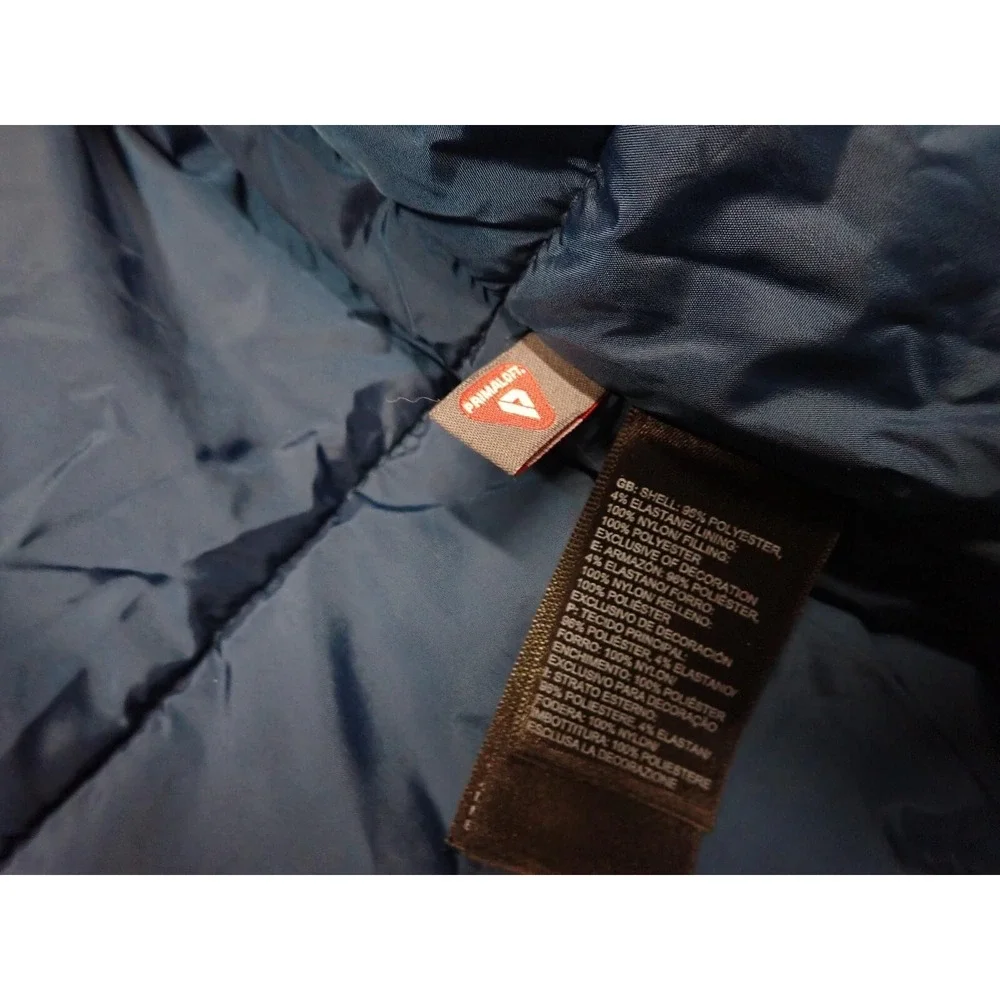 The North Face WindWall Jacket Mens Small Blue Excellent Hooded Softshell Zip